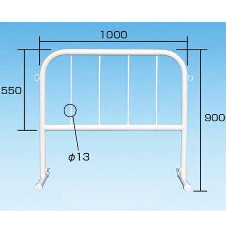カラーパイプバリケードミニ・900mm&times;1000mm（白色）｜安全・防災・衛生用品店