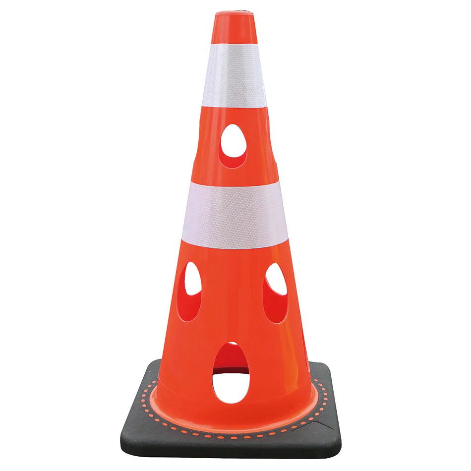 楽天市場】穴あきソフトコーン・ホワイト/白高輝度反射（PVC/ゴム・φ40