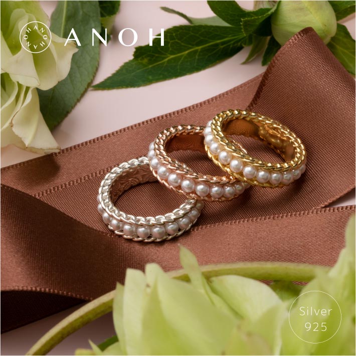 楽天市場 Silver925 パールチェーンリング レディース アクセサリー リング 指輪 シルバー925 シルバー ゴールド パール ａｎｏｈ アクセサリー