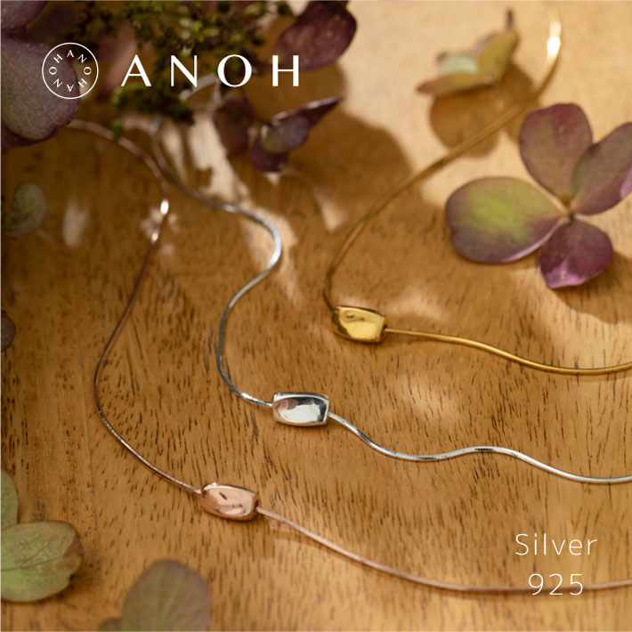 【Silver925】トライアングルドロップネックレス【レディース アクセサリー ジュエリー　ネックレス シルバー925 シルバー ゴールド ピンクゴールド ペンダント スキンジュエリー】