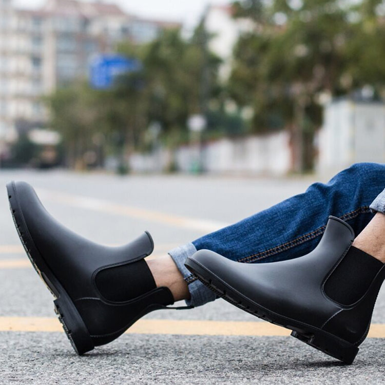 おトク カジュアル メンズ ラバーシューズ ショート サイドゴア ショートブーツ レディース レインブーツ アウトドア 通勤 軽量 おしゃれ 歩きやすい 人気 雪 雨 Qdtek Vn