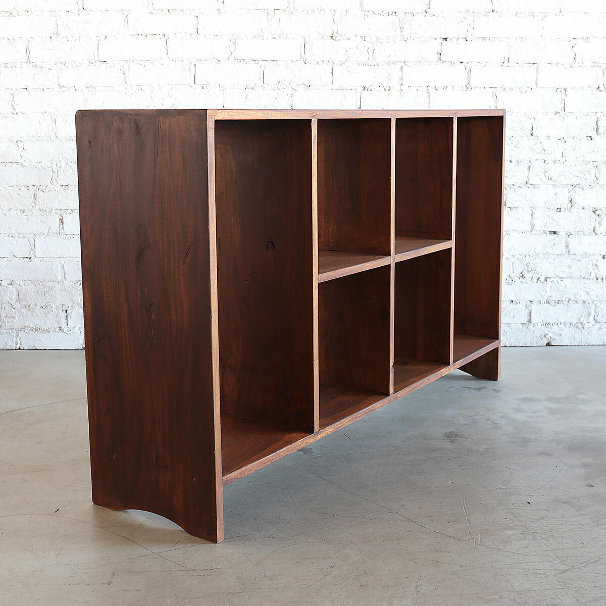ピエール・ジャンヌレ 6ホール ファイルラック 木製 オープンラック サイドボード ウッド 本棚 古材 Pierre Jeanneret 6 Hole File Rack インド 6 Hole File Rack リプロダクト ピエールジャンヌレ ル・コルビュジエ デザイナーズ家具 インド