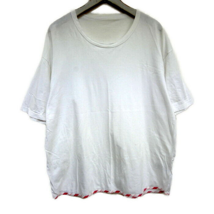 visvim ビズビム 国内正規 20SS SUBLIG JUMBO TEE S/S ヘムディテール パイピングTシャツ 0120105009002 WHITE ホワイト 白 4 L【中古】 8,316円