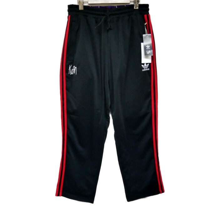 adidas Korn ブラック ジャージパンツ M adidas KORN TRACK PANT BLACK （アディダス コーン トラックパンツ