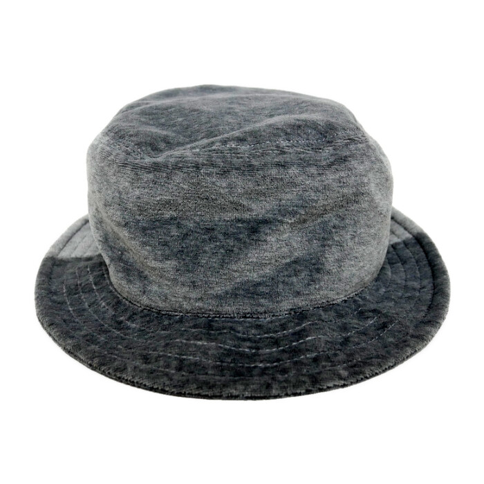 TIGHTBOOTH PRODUCTION TBPR タイトブース 国内置き目 24AW VELOUR BUCKET HAT ベロアバケットハット FW24-H04 Heather Grey ヘザーグレー M【中古】 メンズ帽子-帽子-ハット