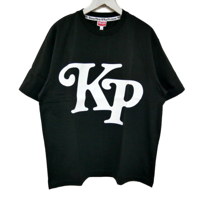 KENZO by NIGO ケンゾー 国内正規 24SS KENZO BY VERDY OVERSIZE T-SHIRT オーバーサイズTシャツ FE55TS1414SY BLACK ブラック 黒 M【中古】