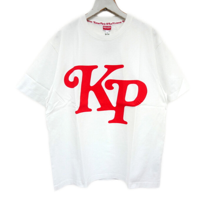 KENZO by NIGO ケンゾー 国内正規 24SS KENZO BY VERDY OVERSIZE T-SHIRT オーバーサイズTシャツ FE55TS1414SY WHITE ホワイト 白 M【中古】