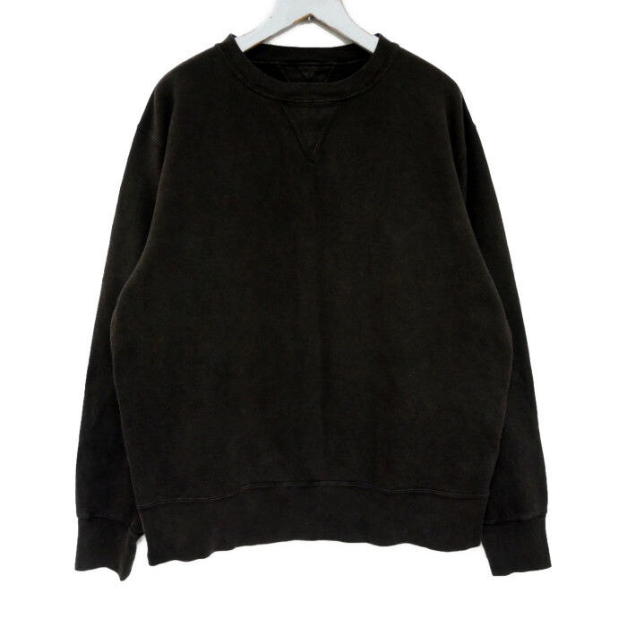 FilMelange フィルメランジェ 国内正規 25AW VIET-DR VINTAGE URAGE ヴェット クルーネックスウェット 泥染め 肥後染色 HL252-1009 doro solid ブラウン 茶 5【中古】