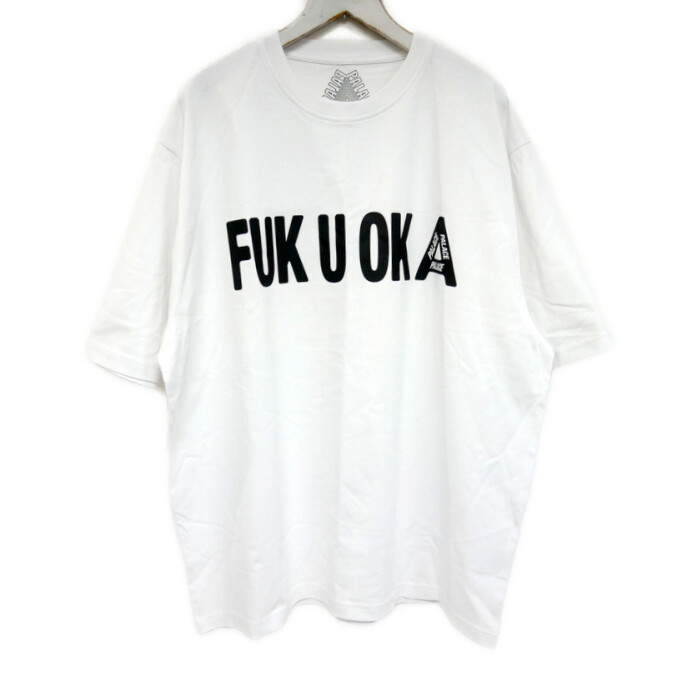 PALACE パレス 国内正規 25AW 福岡オープン限定 FUKUOKA TEE プリントTシャツ 半袖 P29TS281 WHITE ホワイト 白 2XL XXL【中古】 18,352円