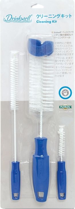 【ポイント3倍】ドリンクウェル ペット ファウンテン用 クリーニング キット ブラシ 3本セット 犬猫用 循環式 自動給水器 循環式給水器 ポンプ 清潔