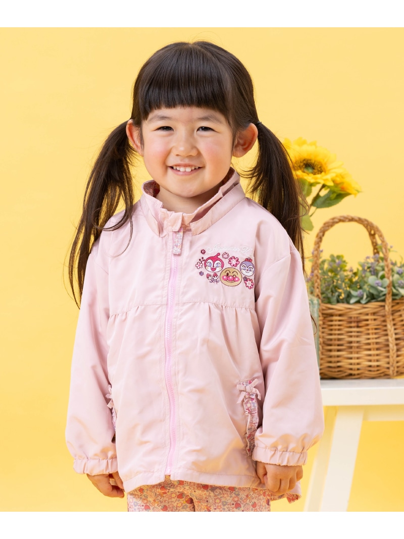 ANPANMAN KIDS COLLECTION/(K)ボンネット取りはずしリヴァーシブル御花上衣 ANPANMAN KIDS COLLECTION アンパンマンキッズコレクション ジャケット・アウター 上衣・前掛け パープル さくら色【貨物輸送無料】[ Fashion]