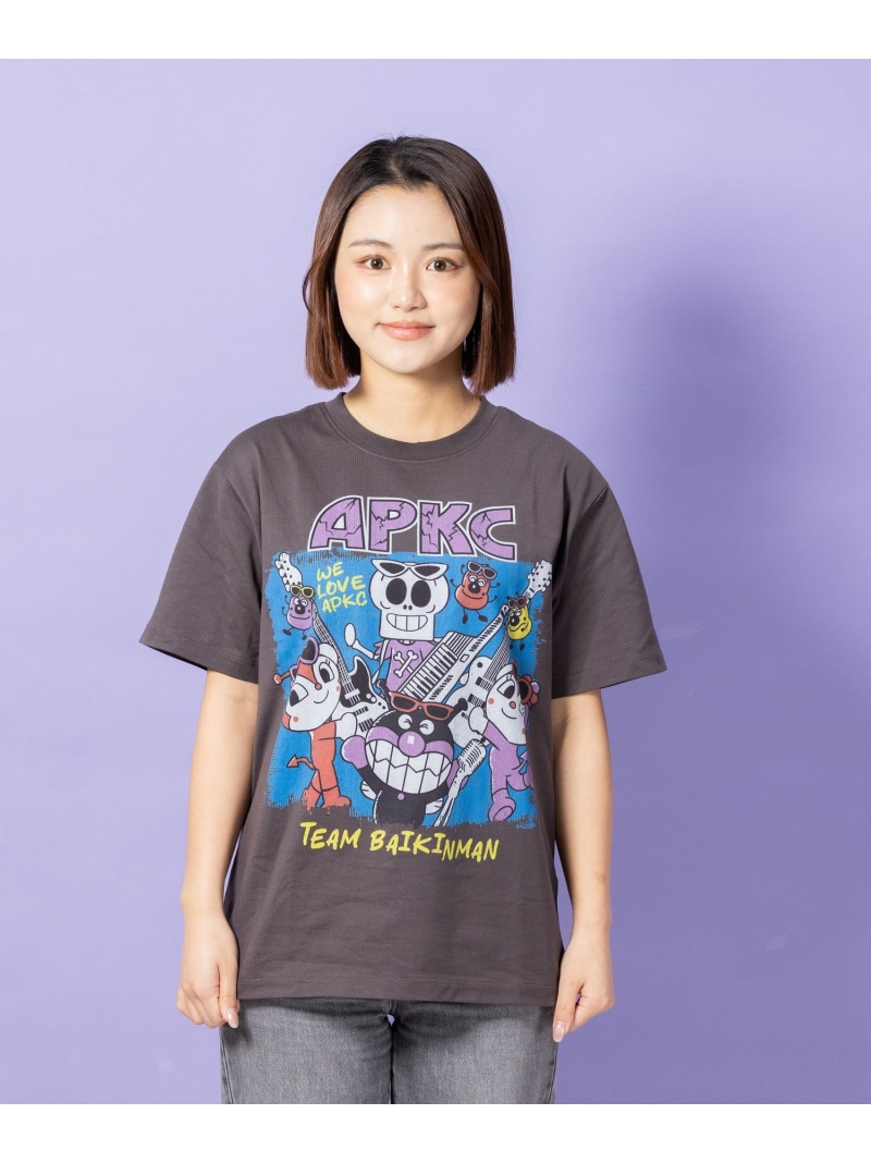 tシャツ パン柄ドライTシャツ大人 レディース ANPANMAN KIDS COLLECTION tシャツ パン柄ドライTシャツ大人