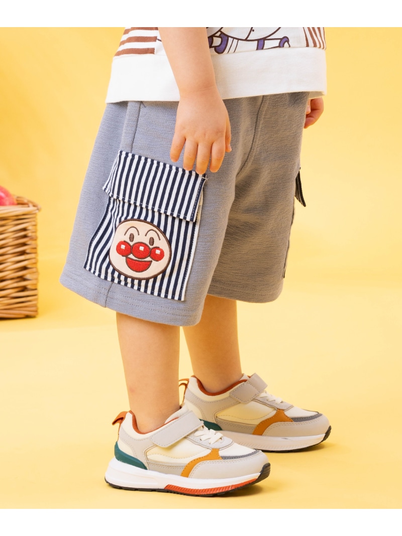 ANPANMAN KIDS COLLECTION/(K)アンパンマンアップリケポケットハーフパンツ ANPANMAN KIDS COLLECTION アンパンマンキッズコレクション パンツ その他のパンツ グレー ネイビー【送料無料】[ Fashion]