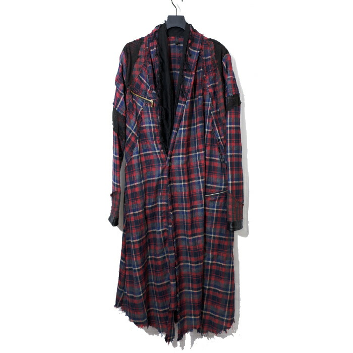 専用 最終値引き TT shohei takamiya ロングチェックシャツ 専用 最終