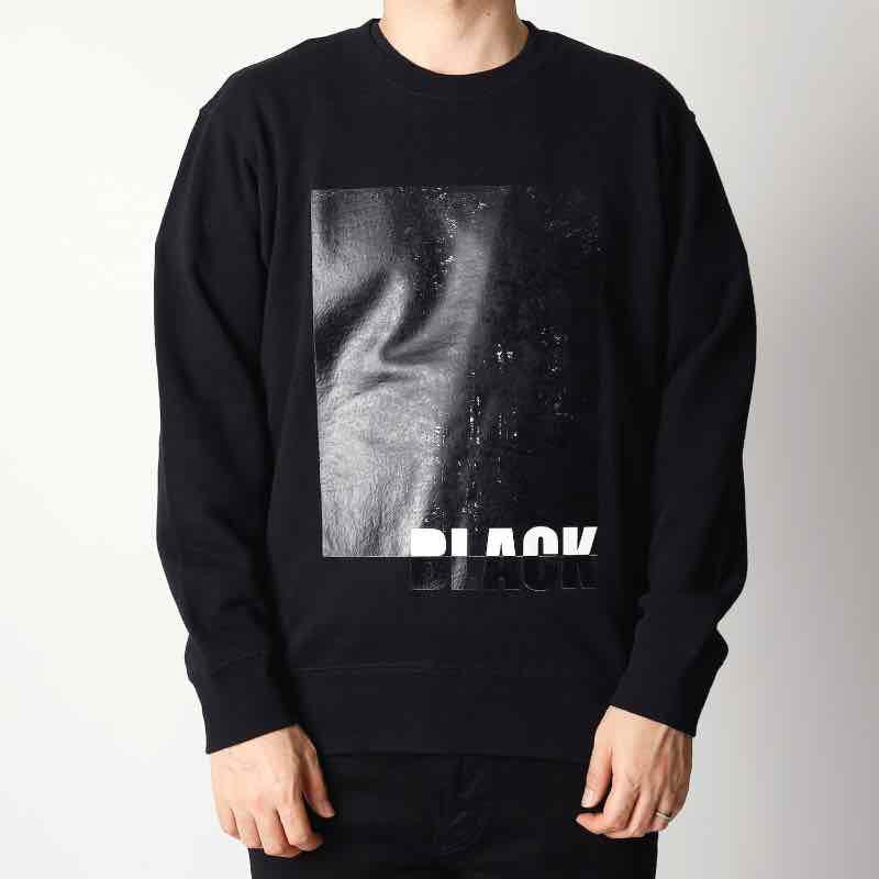 ys YUJISUGENO / イース ユウジスゲノ / 220210102 / Heavyweight pile sweat / BLACK / BLACK / TOPS / プリントスウエット / トレーナー