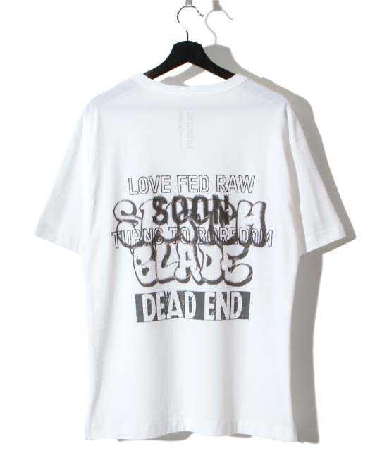 SWITCHBLADE/スイッチブレード/1201104/GRAFFITI TEE/WHITE/白いこと