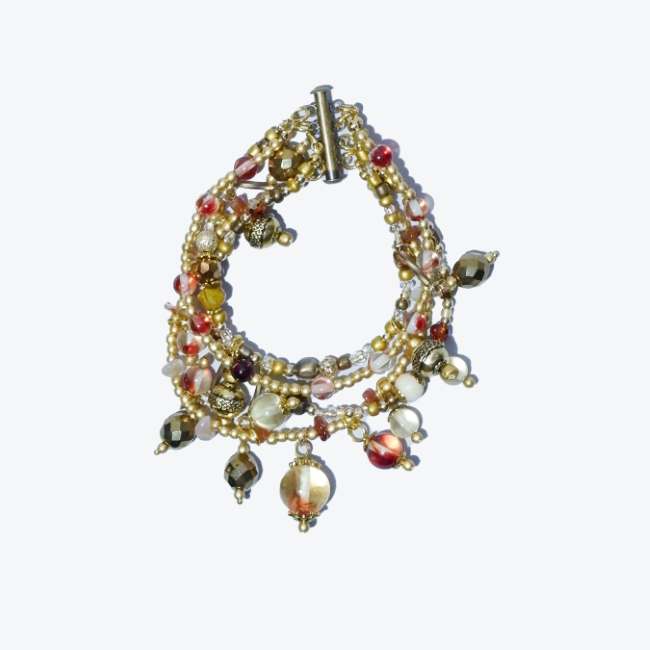 RN-006 / Ranunculus/ラナンキュラス/ Hinokami/ヒノカミ/Bracelet /アクセサリー/ACCESSORY/ジュエリー/JEWELRY/ORANGE/オレンジ
