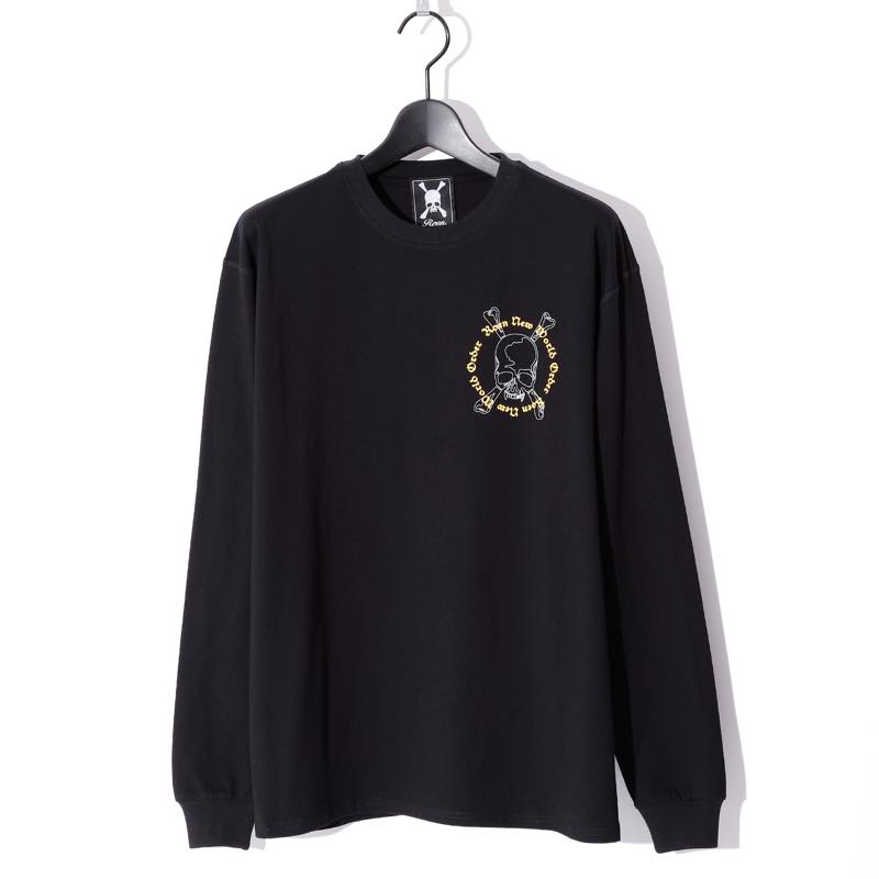 Roen/ロエン/53147004/NEW WORLD ORDER T / BLACK/LONG SHIRT/ロンT/｜ANRE-R SALON