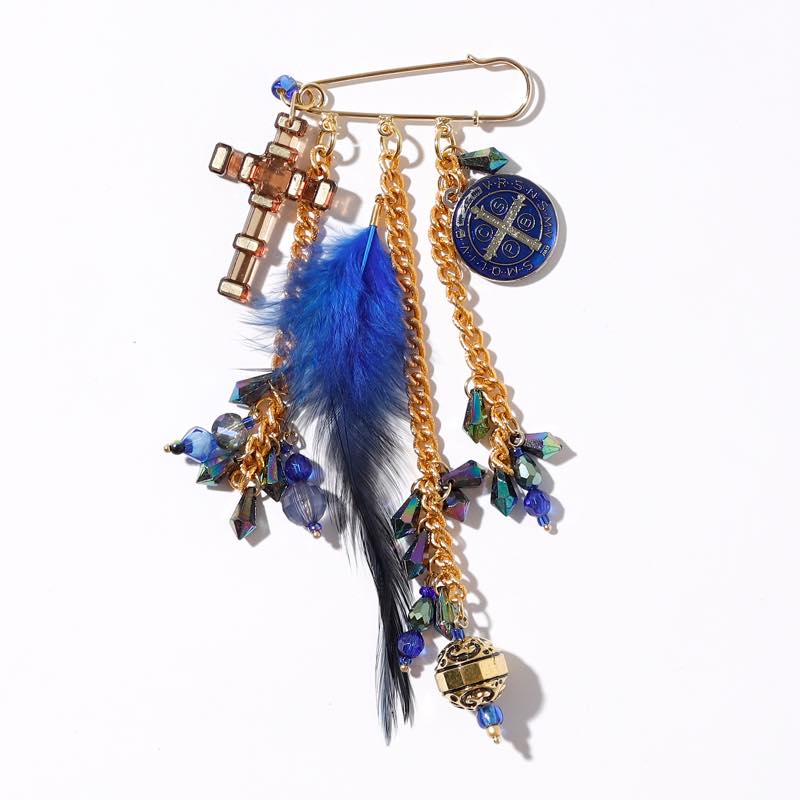 RN-160 / Ranunculus / ラナンキュラス / Blue Night /青碧ナイト爵 / Brooch chain / 添え物 / ACCESSORY / BLUE