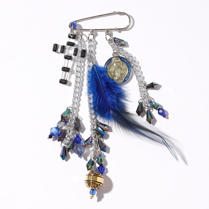 RN-161 / Ranunculus / ラナンキュラス / Blue Night /青碧ナイト爵 / Brooch chain / 添え物 / ACCESSORY / BLUE