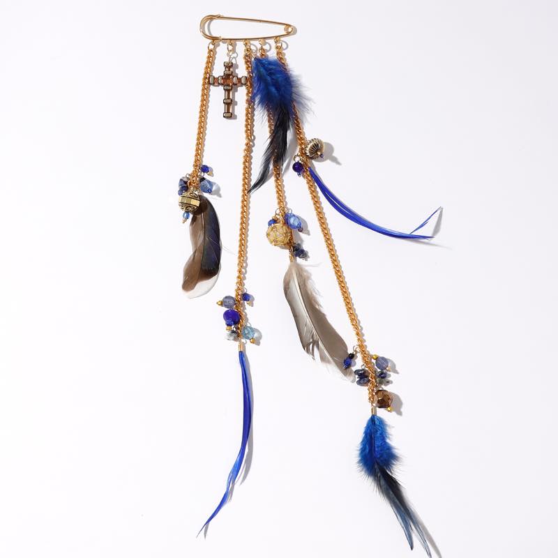 RN-162 / Ranunculus / ラナンキュラス / Blue Night /ブルーナイト / Brooch chain / アクセサリー / ACCESSORY / BLUE