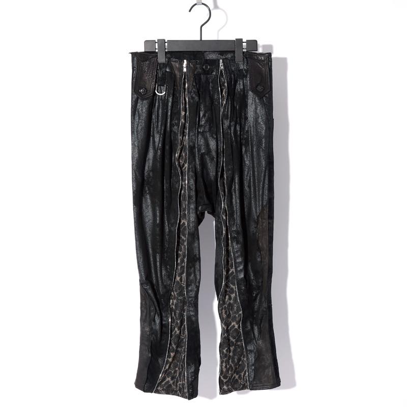 Roen / ロエン / 73133804 / REMAKE CENTER ZIP PT / リメイク / BOTTOMS / BLACK|ANRE-R SALON