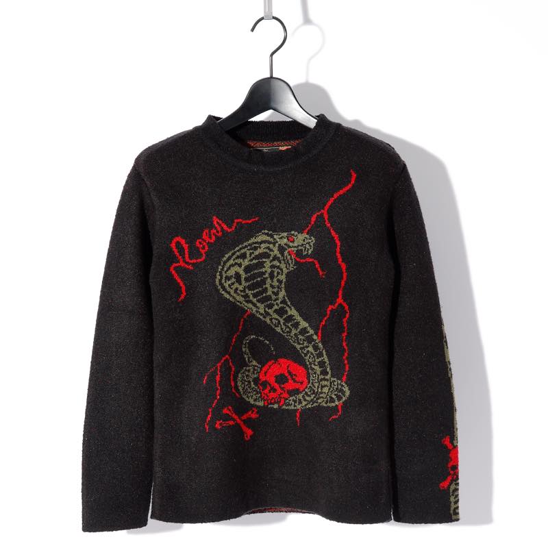 Roen / ロエン / 78147019 / THUNDER ROAD KNIT / TOPS / ニット / GREEN