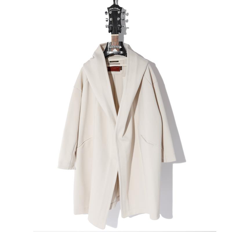 Cherry Sunburst / 1322C001 / OVERLOCK STITCHING SWEAT WARP HOODIE COAT / B:LIGHT BEIGE / チェリーサンバースト / TOPS /トップス