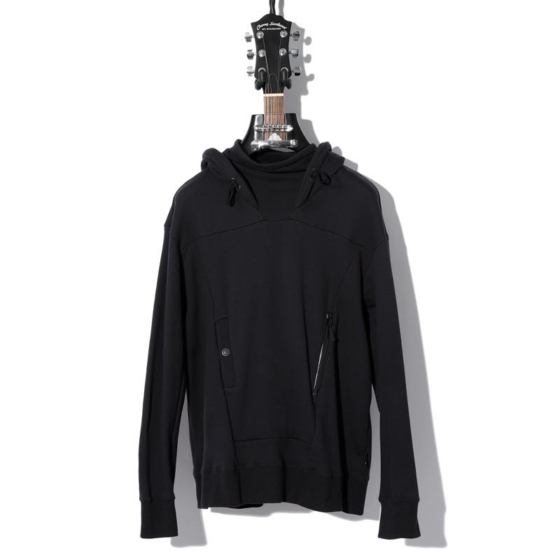 Cherry Sunburst / 2320C001MD / ［CORDURA］NYLON HEAVY SWEAT HIGH-NECKED P/O HOODIE / B:BLACK / チェリーサンバースト / TOPS /トップス