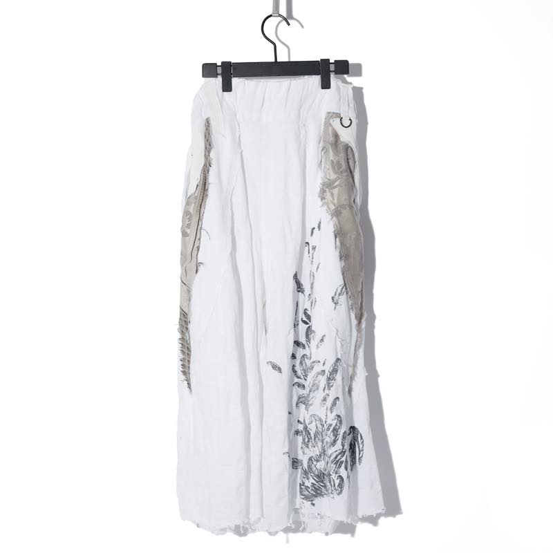 Shohei Takamiya / ST-136 / DAWN FEATHER STEP / ハンドメイド / リメイク / HANDMADE / REMAKE / WHITE|ANRE-R SALON