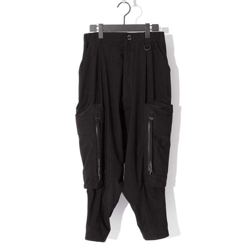 SWITCHBLADE / スイッチブレード / 1501506 / OVERSIZED POCKET SARROUEL PT / BLACK / HYDE / ハイド / ボトムス