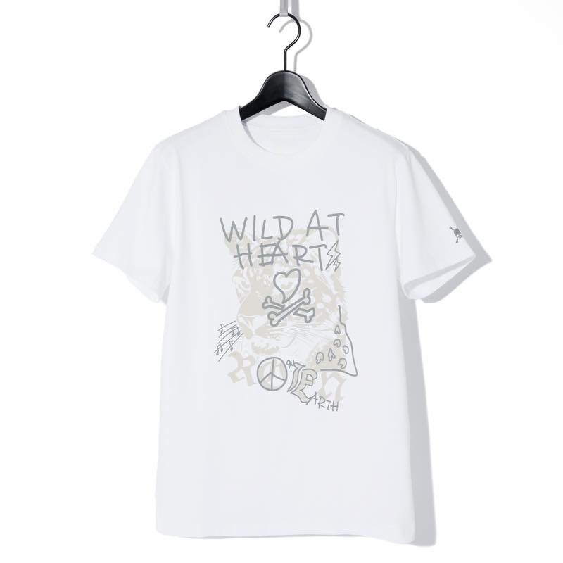 Roen / ロエン / 75047004 / WILD HEART GRAPHIC T / TOPS / トップス / WHITE