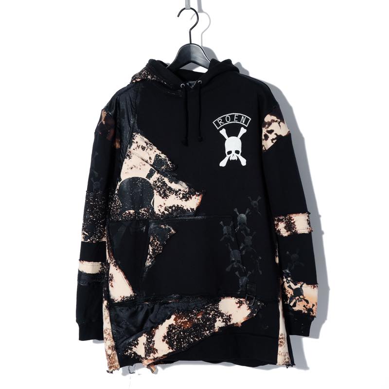 Roen / ロエン / 70000011 / REMAKE MULTI SWITCHING BLEACH BIG PO2 / BLACK / リメイク / TOPS