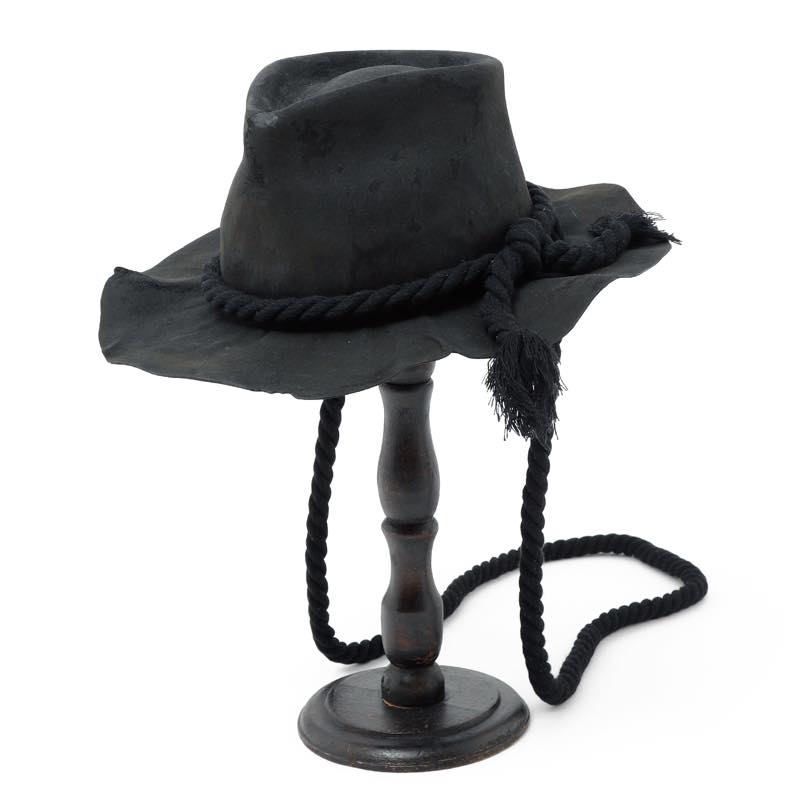 triangles hat / tgh-132 / Charcoal Dangle Rope Hat / CHARCOAL / トライアングルズハット / 中折れハット / HANDMADE / 帽子 / UNISEX / ユニセックス 37,180円