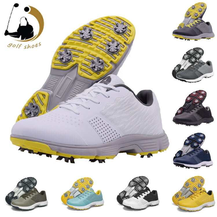 adidas ゴルフシューズ　26.5 グレー　イエロー　新品　箱あり 楽天市場】adidas (アディダス) ゴルフシューズ SAMBA SPIKELESS