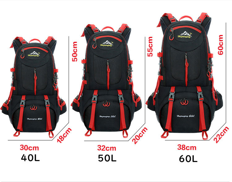 格安SALEスタート 選べる8色 40L 50L 60L 登山 リュック バックパック リュックサック メンズ レディース バッグ サック アウトドア  防災 トレッキング デイパック ハイキング 旅 旅行 軽量 防水 日帰り サイクリング 街歩き サイクリングバックパック サイクリングバック ...