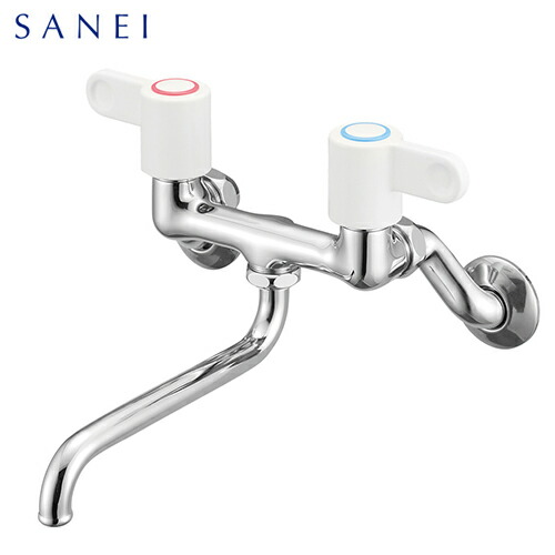 SANEI K11D-W ツーバルブ混合栓 共用形