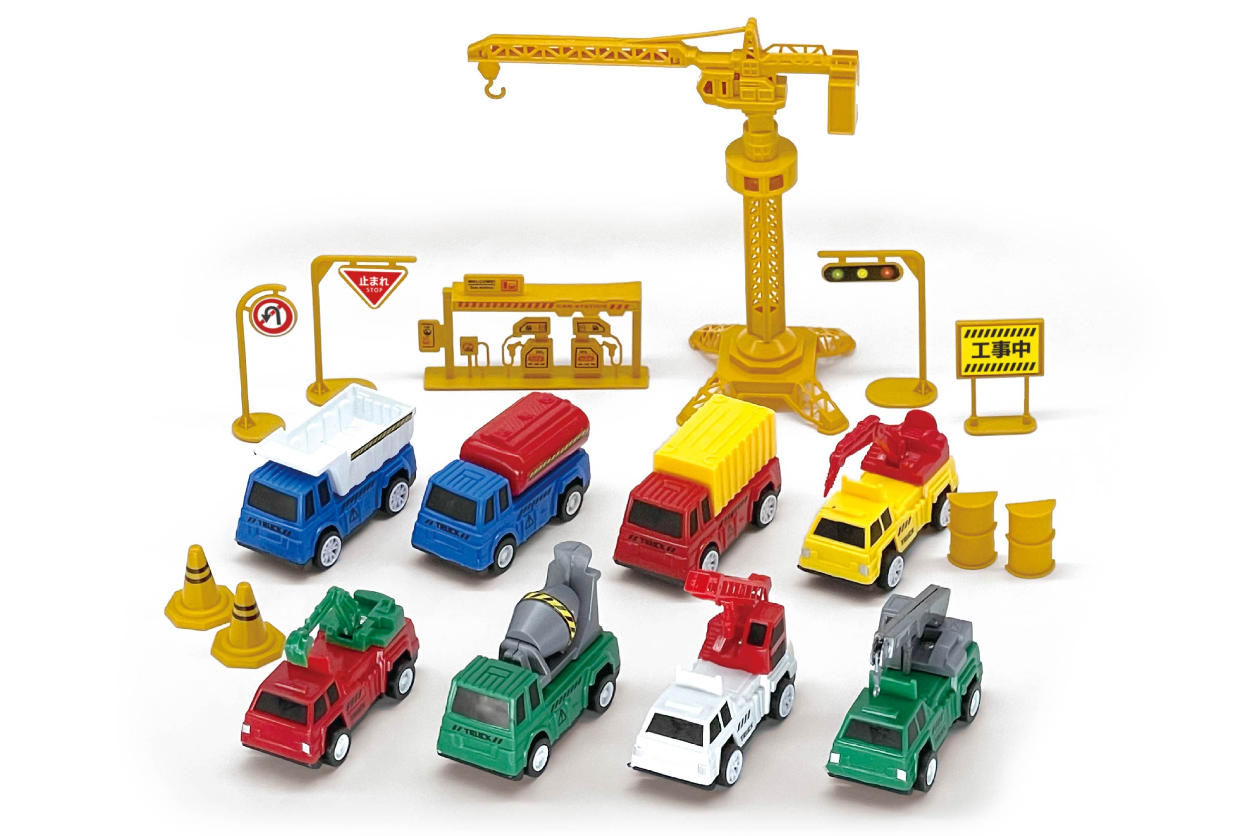 「スポロン様」リアル働く車ブルー！！入園入学７点セット！ スポロン様」リアル働く車ブルー！！入園入学7点セット