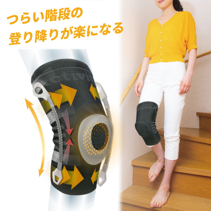 楽天市場 アクティバイタル 膝サポーター 膝 ひざ サポーター 予防 サッカー マラソン メンズ レディース アクティバイタル ひざサポーター 膝用サポーター 膝の痛み 軽減 変形性膝関節症 膝痛 運動 ひざ痛 高齢者 水 膝固定 補助 メーカー直売 正規品 ギフト プレゼント