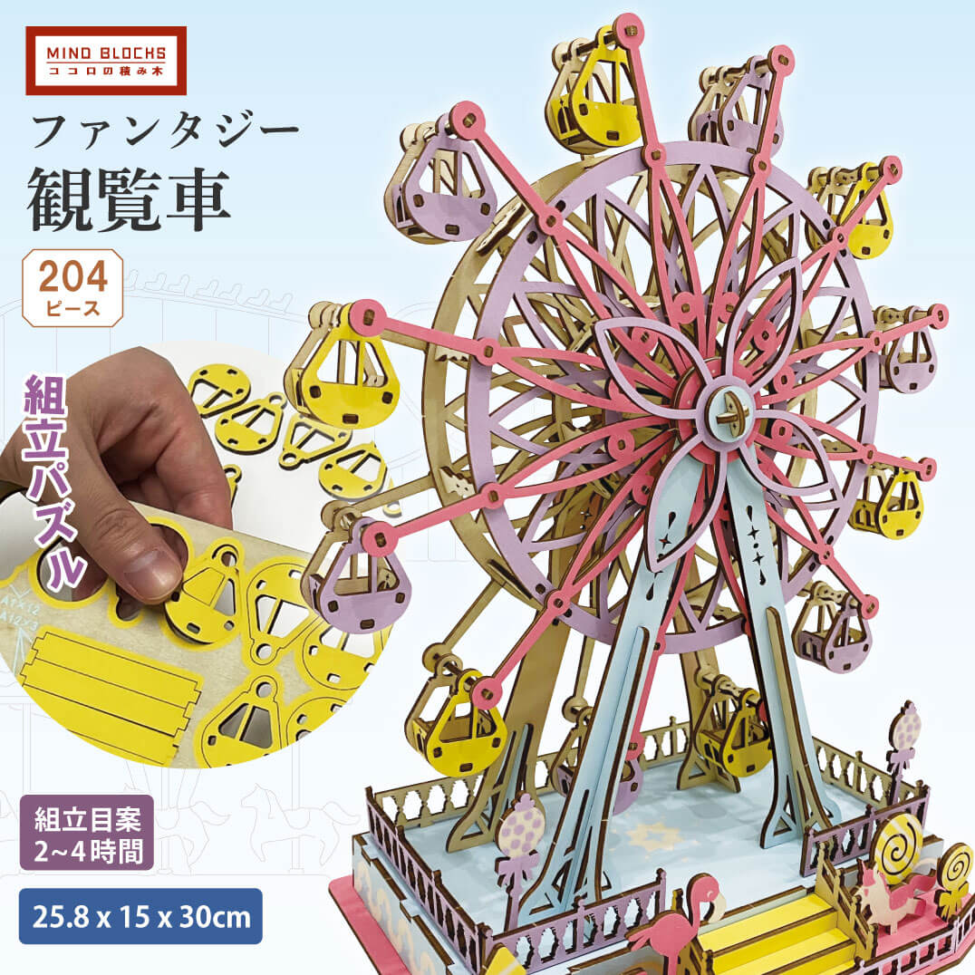 楽天市場】【正規品 / メーカー直売】ココロの積み木 小さな遊園地