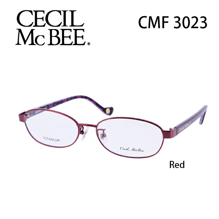 最安値に挑戦 メガネ サイズ 52 Cmf 3023 メガネ セシルマクビー Mcbee Cecil 度付き メガネフレーム サイズ 52 Mcbee Cecil ウェリントン レディース Cmf 3023 セシルマクビー レディース 財布 帽子 ファッション小物