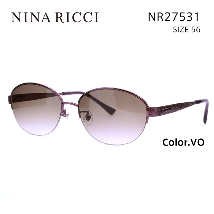 ファッションなデザイン ニナリッチ サングラス NINA RICCI NR27531 レディース オーバル サイズ