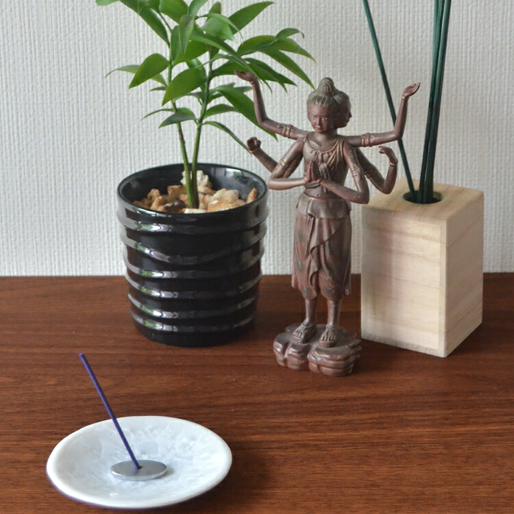 真焼香立　20cm 京焼・清水焼 香皿・香立セット だるまうさぎの通販 - お香専門