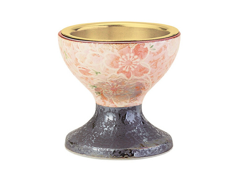 楽天市場】【仏飯器】彩花[あやか]「桜小紋 仏器」ピンク【有田焼
