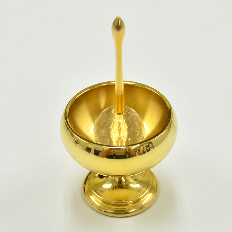 仏具＃リン＃ゴールド＃新品#templeリン 夢想リン 2.5寸 本金光彩 - 仏壇のあるリビング｜現代的でモダン