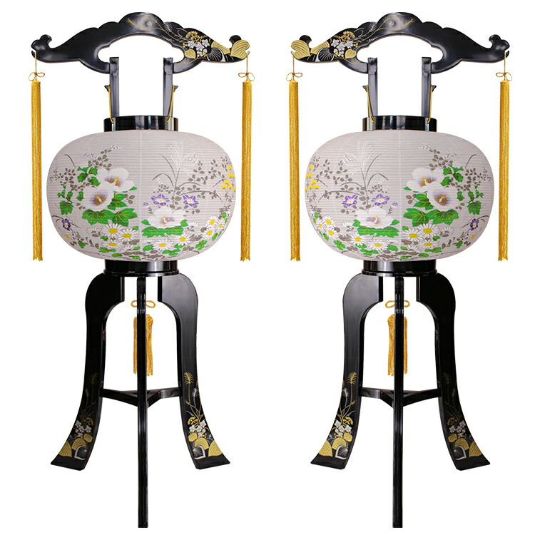 盆提灯 高級提灯 おまけ付 単品 京提灯 紫檀 菊山水 二重張・12号 高さ92cm すっきりコード巻＆線香テスタープレゼント お盆提灯 回転灯籠 京提灯 山菊 回転風車 - メルカリ