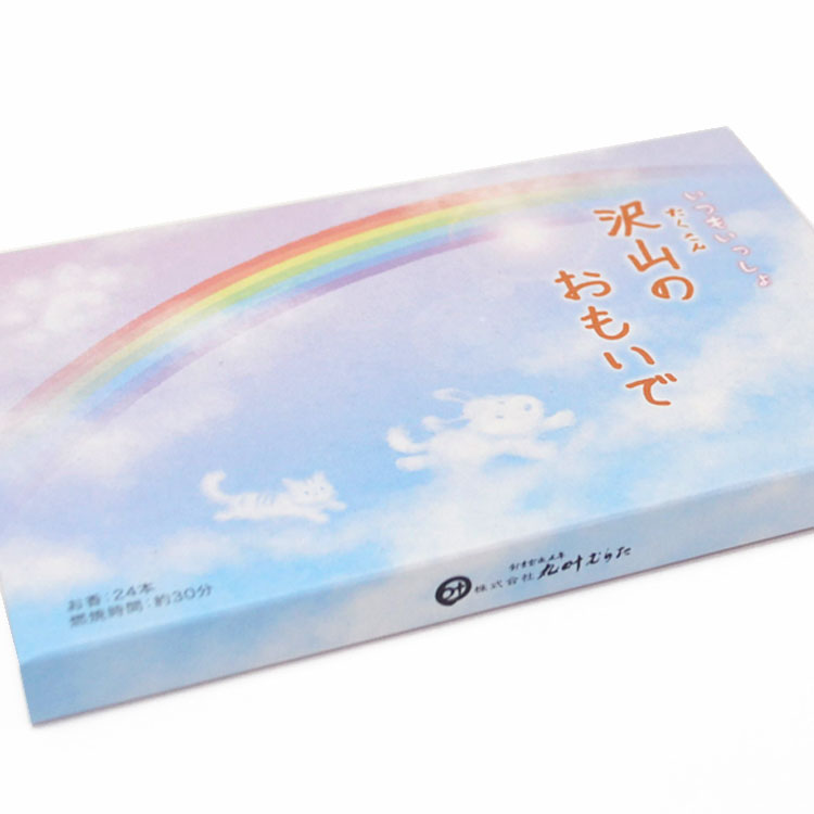 沢山のおもいで ペットのためのお線香 花畑のお香24本 適切な価格