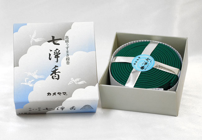 楽天市場】【渦巻線香】【糸付タイプ】カメヤマ「五浄香 10巻き入り