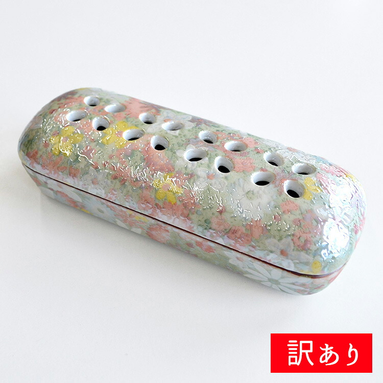 【訳ありワゴンセール】【PA-135】【ミニ寸線香】寝かせる線香皿〔小〕有田焼 ききょう 【小サイズ】【香炉】【香炉】【線香皿】【お線香】【横置き】【仏具】【かわいい】【陶器】【おしゃれ】【寝かせる】【お線香 横置き】【横置き 香炉】【横置き】