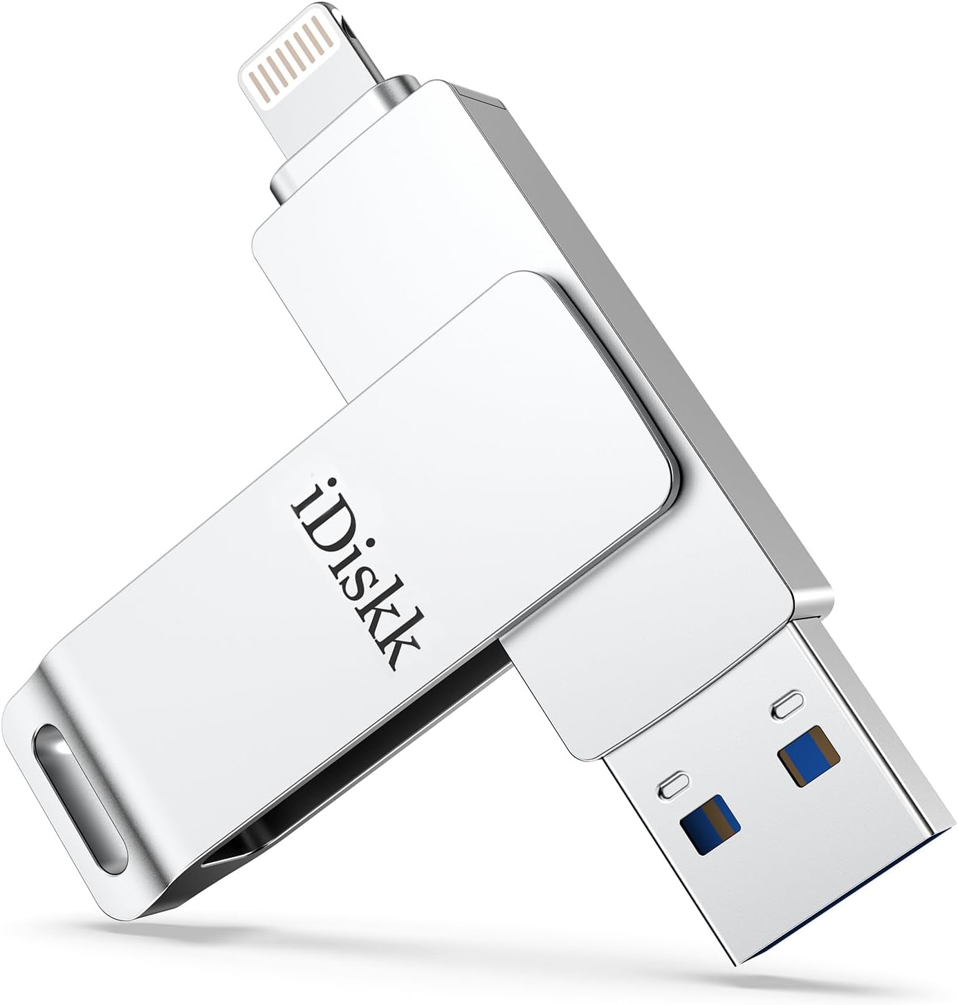APPLE Mfi認証 iDiskk 512GB iPhone USBメモリ 外付けフラッシュドライブ usbディスク アイフォン用ハードドライブ lightningコネクタ搭載 iOS外部ストレージ メモリー拡張 容量不足解消 プラグ&プレイ ワンクリック自動バックアップ Photo Stick パスワード保護｜安心のYOSI　店